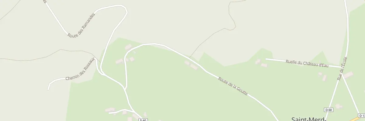 Plan du 5030 La Goutte à Saint-Merd-de-Lapleau