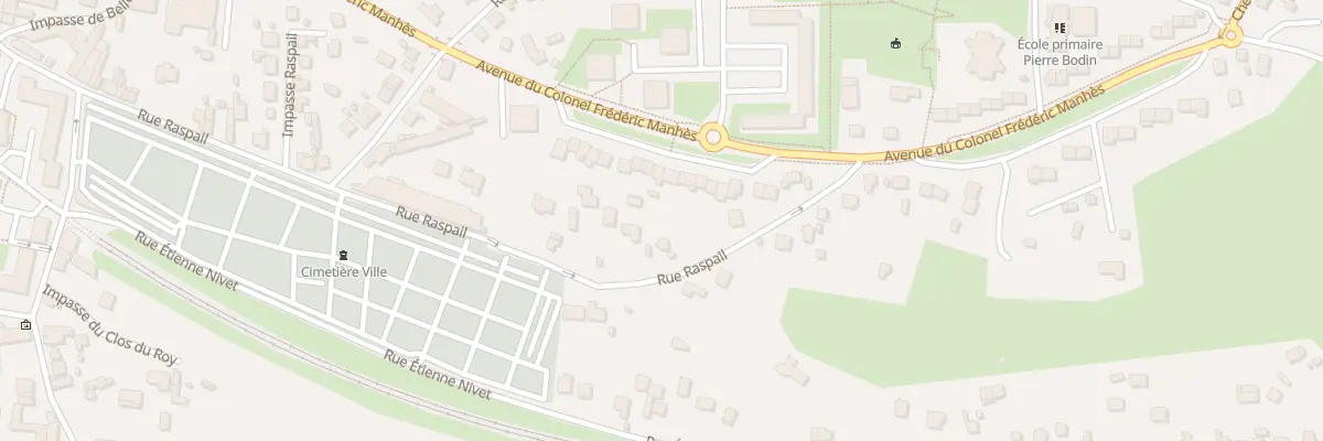 Plan du 53 Rue Raspail à Vierzon