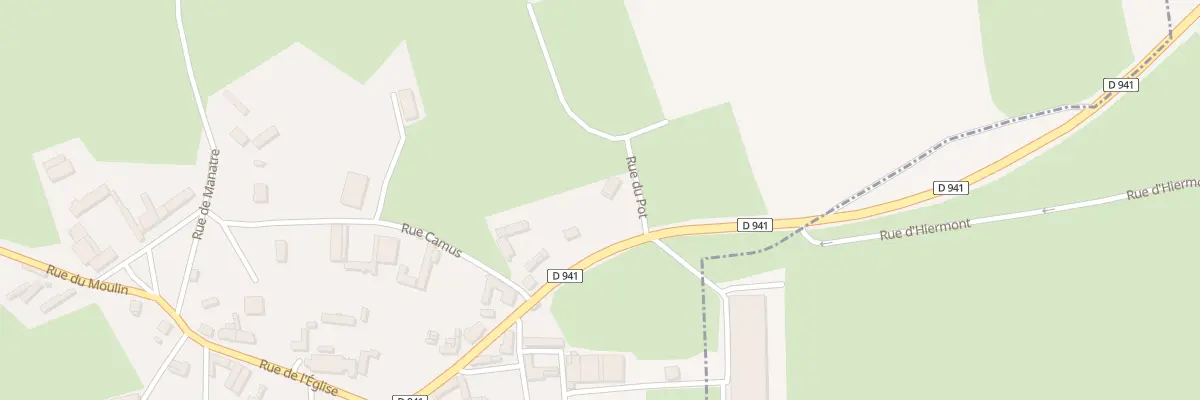 Plan du 2 Rue Pot à Hiermont