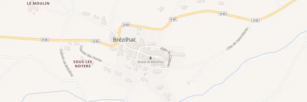 Plan du 10 Le Village à Brézilhac