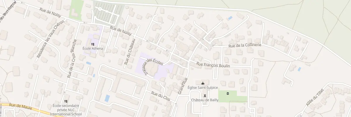 Plan du 3 Rue de Noisy à Bailly