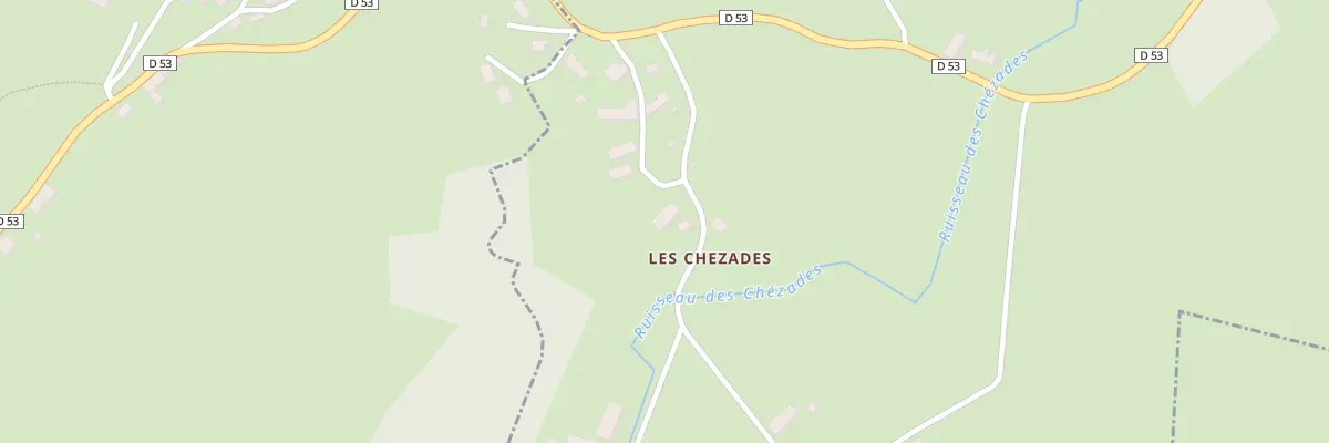 Plan du 13 Les Chezades à Saint-Martial-le-Mont