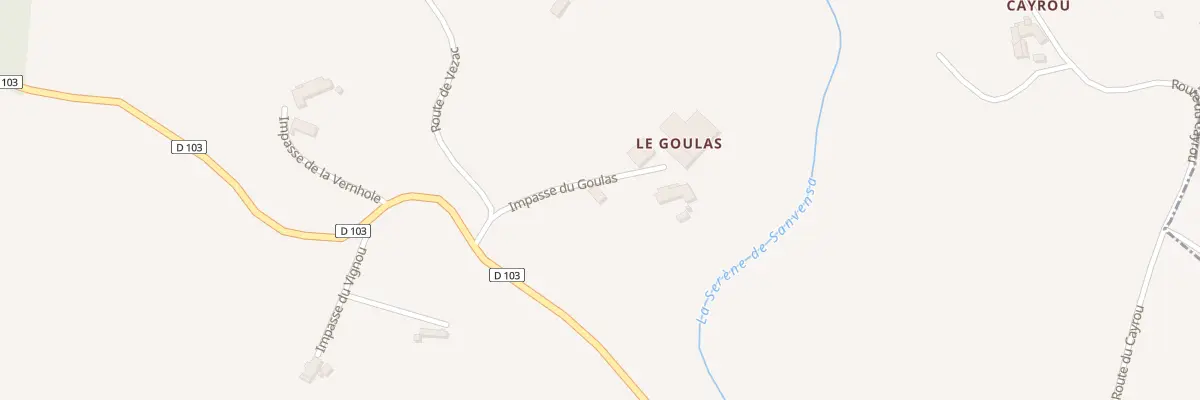 Plan du 102 Imp du Goulas à Lunac