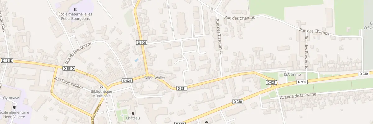 Plan du 25 Rue du Gen Moret à Crèvecœur-le-Grand