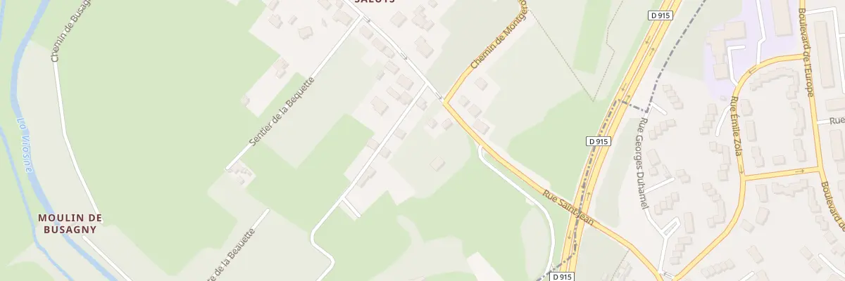Plan du 64 Rue Saint Jean à Osny