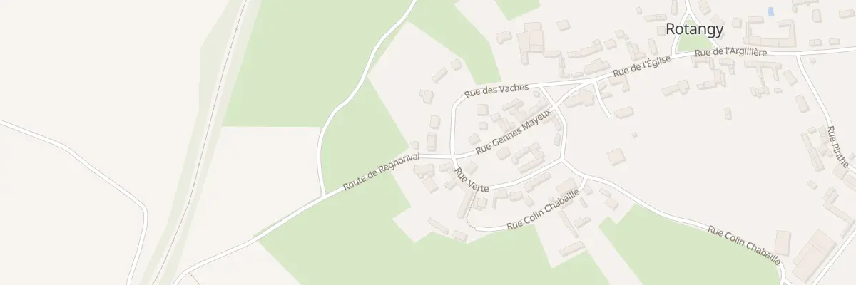 Plan du 20 Rue des Vaches à Rotangy