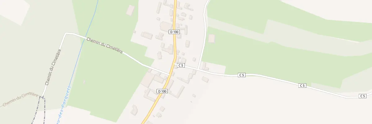 Plan du 5014 Le Village à Courcelles-sous-Thoix