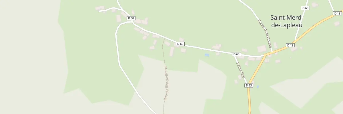 Plan du 5015 Le Bourg à Saint-Merd-de-Lapleau
