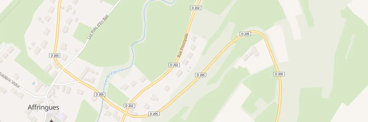 Plan du 27 Rue Principale à Affringues