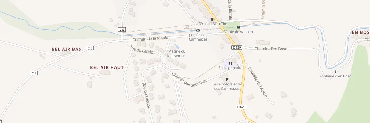 Plan du 5 Imp Jean Marie Ourliac aux Cammazes
