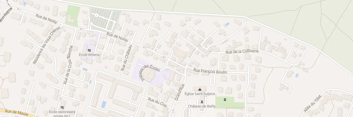Plan du 4 Rue de Noisy à Bailly