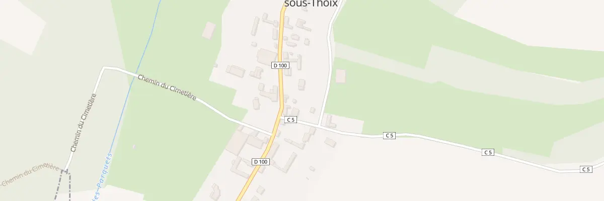 Plan du 5013 Gr Grande Rue à Courcelles-sous-Thoix