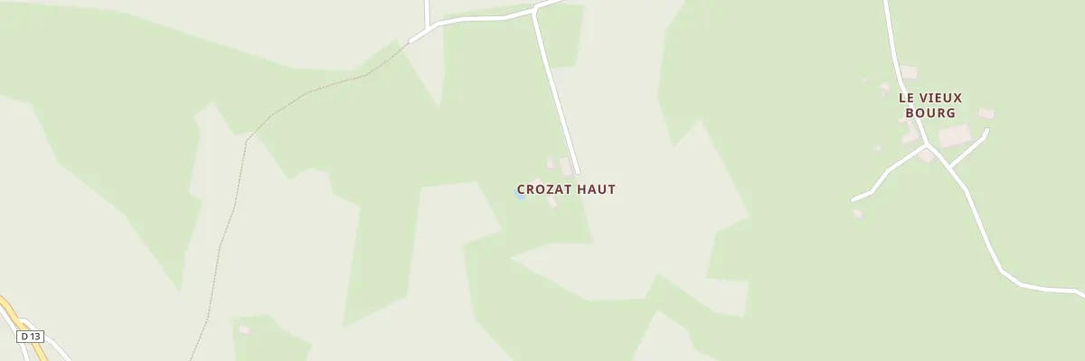 Plan du 5007 Crozat Haut à Saint-Geniez-ô-Merle