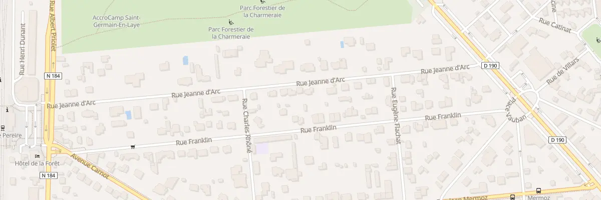 Plan du 33 Rue Jeanne d’Arc à Saint-Germain-en-Laye