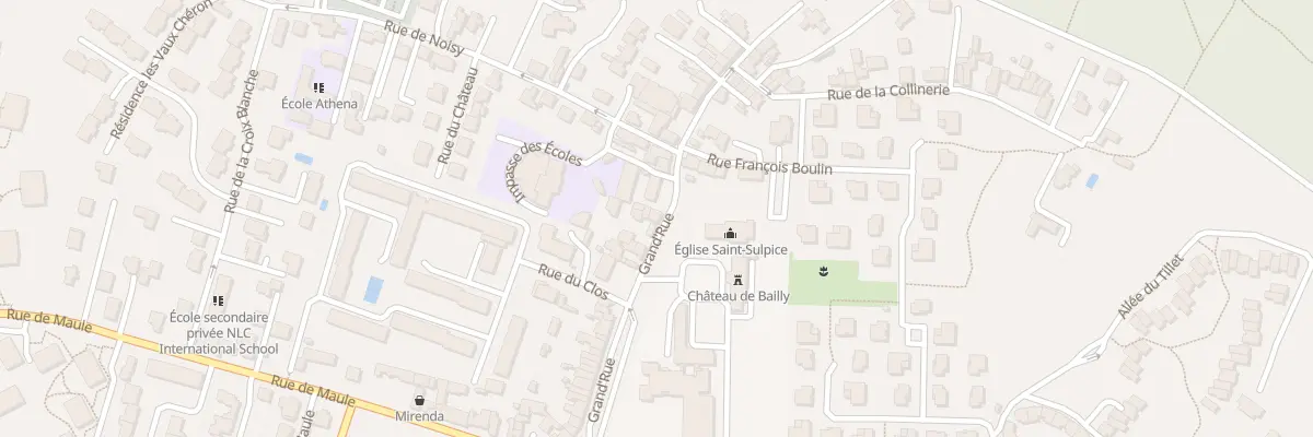 Plan du 43 Rue Grande Rue à Bailly