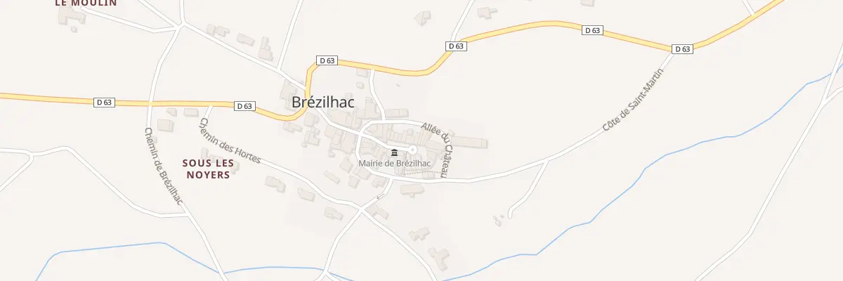Plan du 14 Le Village à Brézilhac