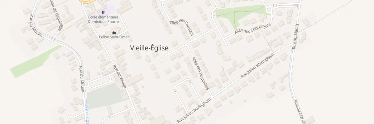 Plan du 5 All des Pommiers à Vieille-Église