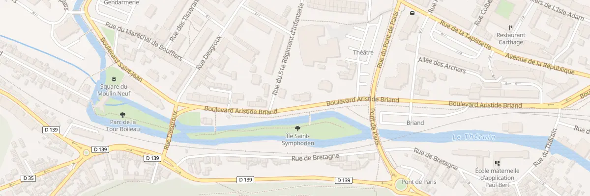 Plan du 38 Bd Aristide Briand à Beauvais