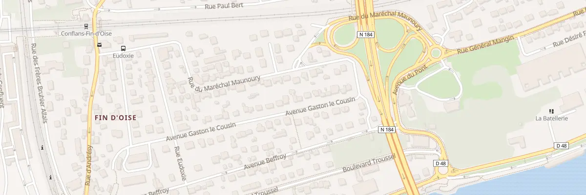 Plan du 29 Av Gaston le Cousin à Conflans-Sainte-Honorine