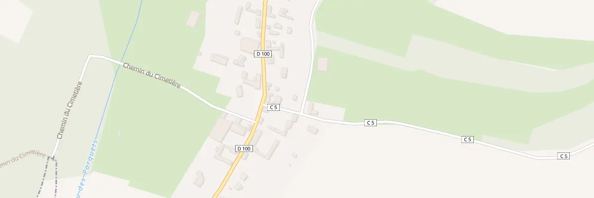 Plan du 5015 Le Village à Courcelles-sous-Thoix