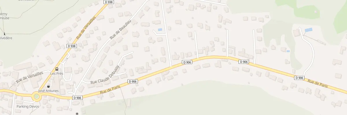 Plan du 33 Rue de Paris à Saint-Rémy-lès-Chevreuse
