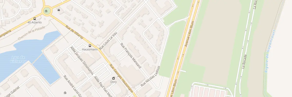 Plan du 5 Rue Jacques Christian Menget à Guyancourt