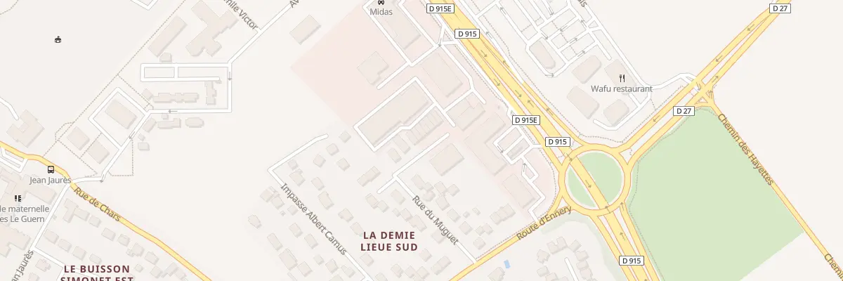 Plan du 3 Imp des Capucines à Osny
