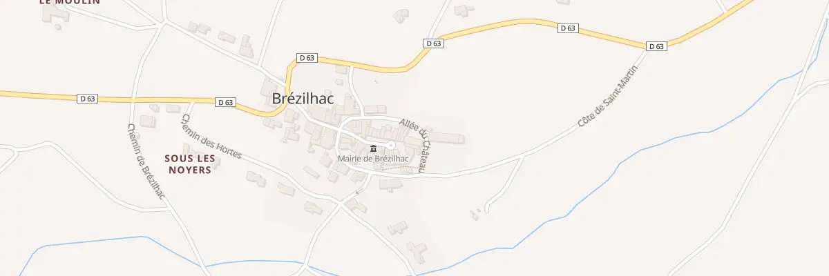 Plan du 28 Le Village à Brézilhac