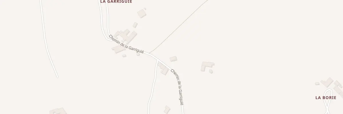 Plan du 1080 Che de la Garriguie à Labastide-Gabausse