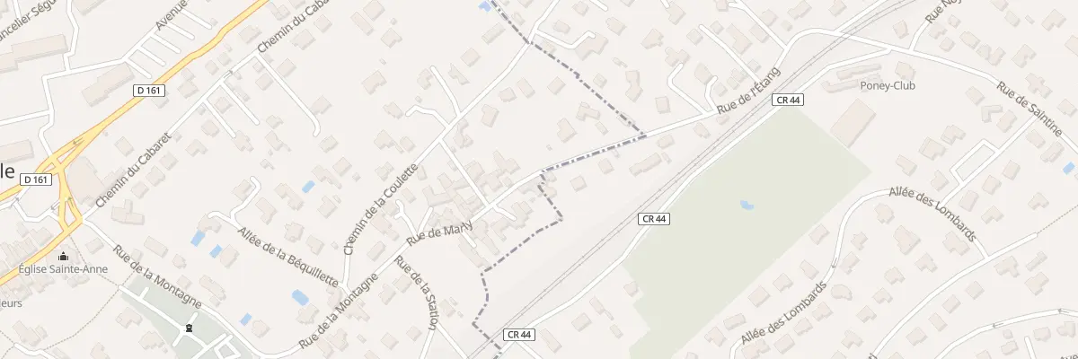 Plan du 30 Rue de Marly à L’Étang-la-Ville