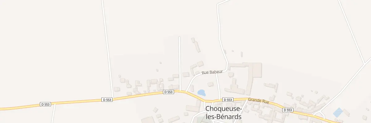 Plan du 11 Rue Babeur à Choqueuse-les-Bénards
