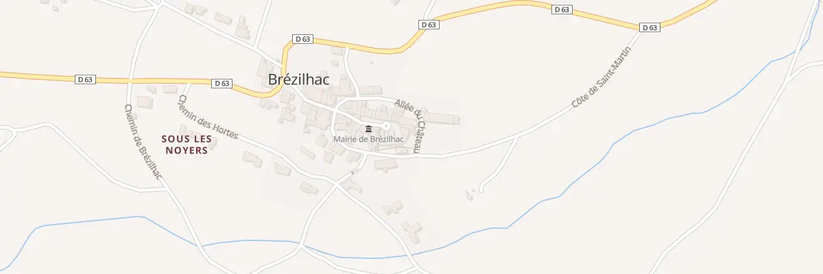 Plan du 27 Le Village à Brézilhac