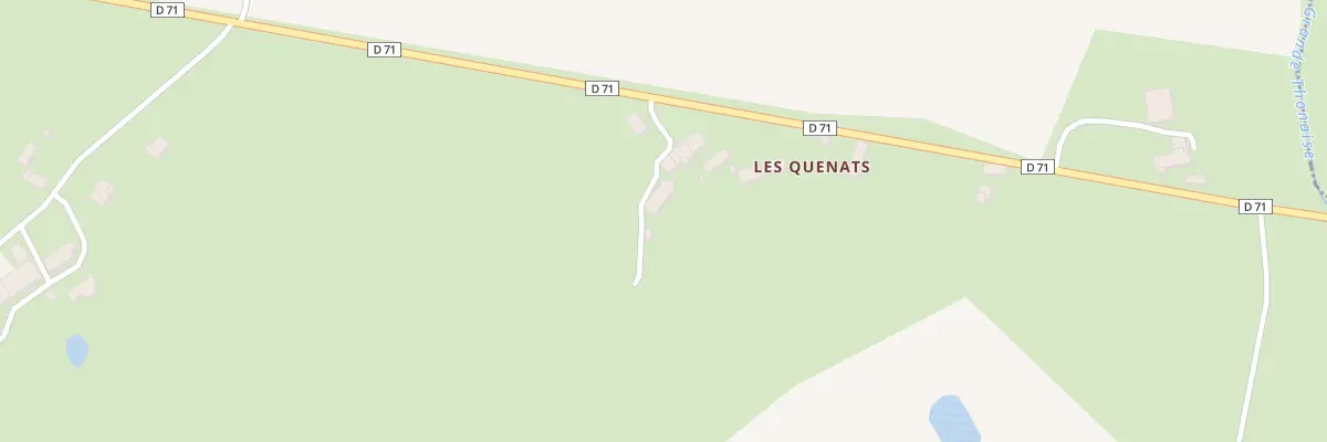 Plan du 15 Les Quenats à La Berthenoux