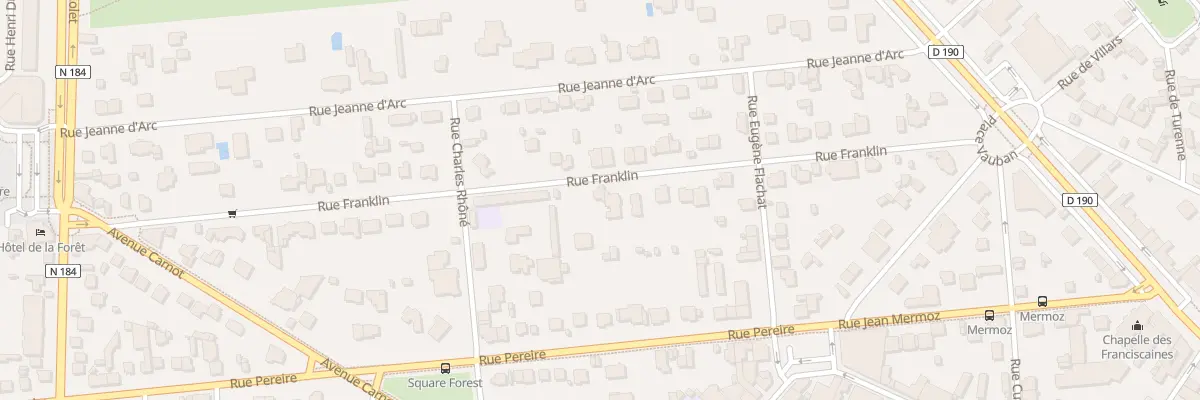 Plan du 19B Rue Franklin à Saint-Germain-en-Laye