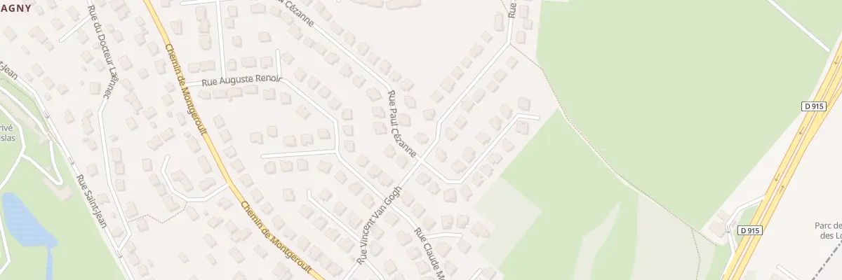 Plan du 1 Rue Blaise Pascal à Osny