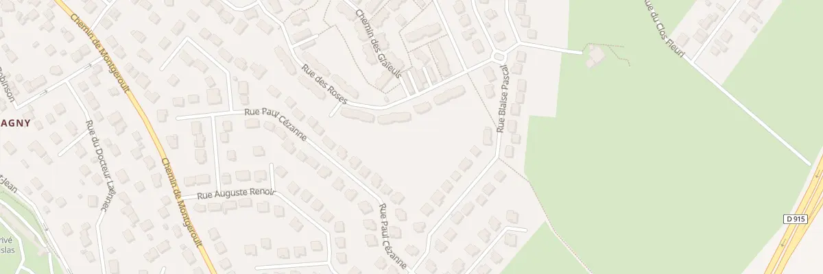 Plan du 52 Rue des Roses à Jouy-le-Moutier
