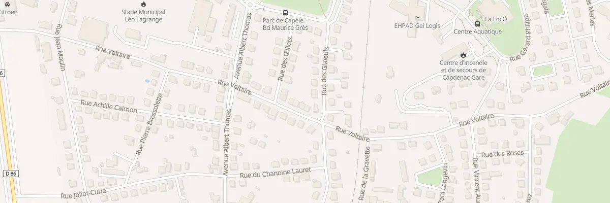 Plan du 31 Rue Voltaire à Capdenac-Gare
