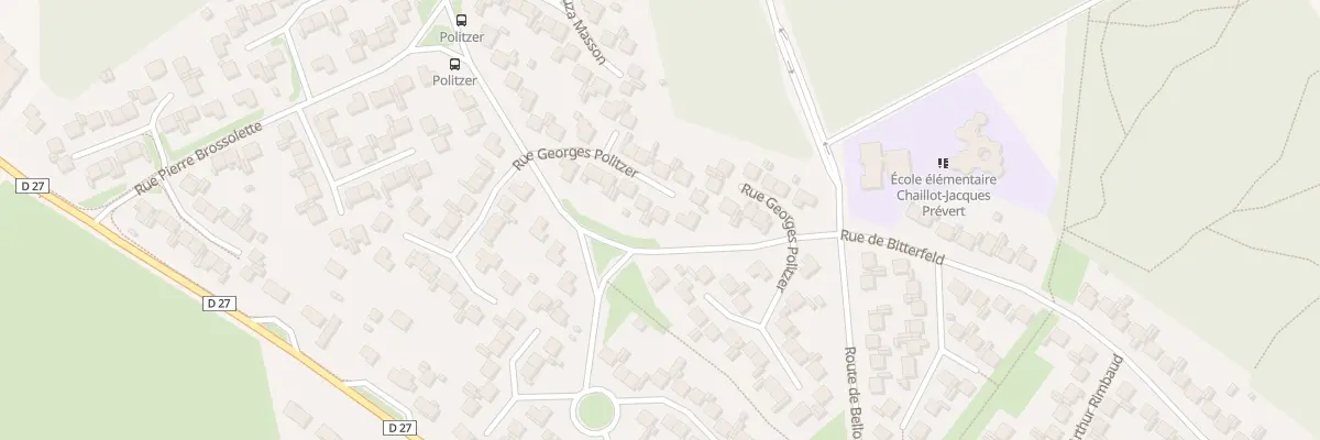 Plan du 31 Rue Georges Politzer à Vierzon