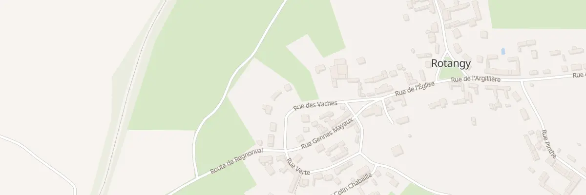 Plan du 12 Rue des Vaches à Rotangy