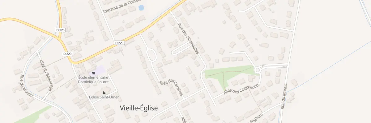 Plan du 5 Rue des Mésanges à Vieille-Église