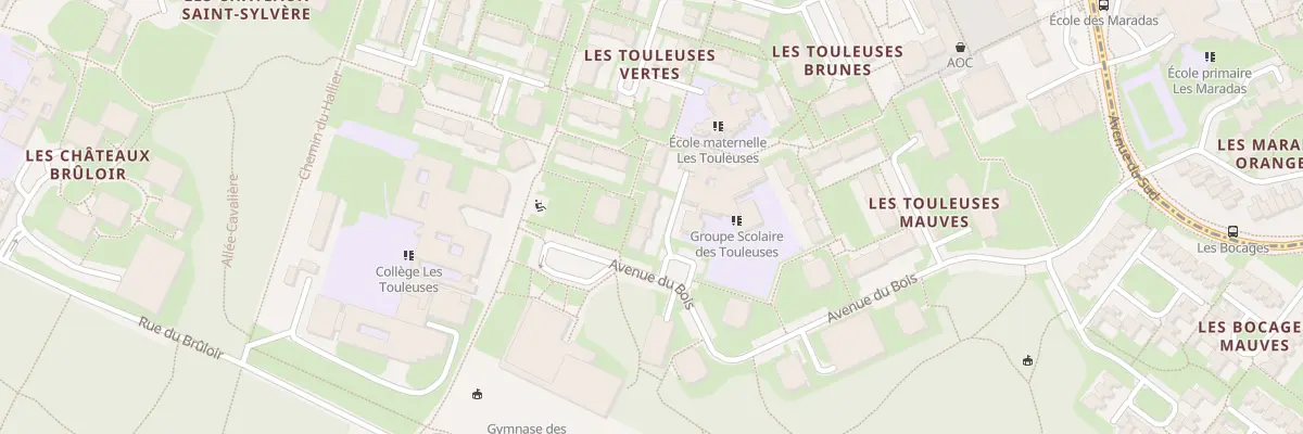 Plan du 16A Rue des Touleuses Mauves à Cergy