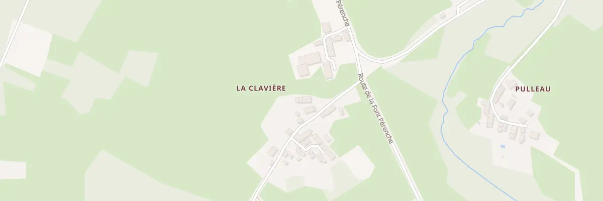 Plan du 3 La Claviere à Bétête