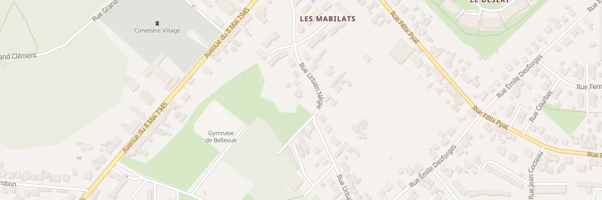 Plan du 17 Rue Urbain Nègre à Vierzon