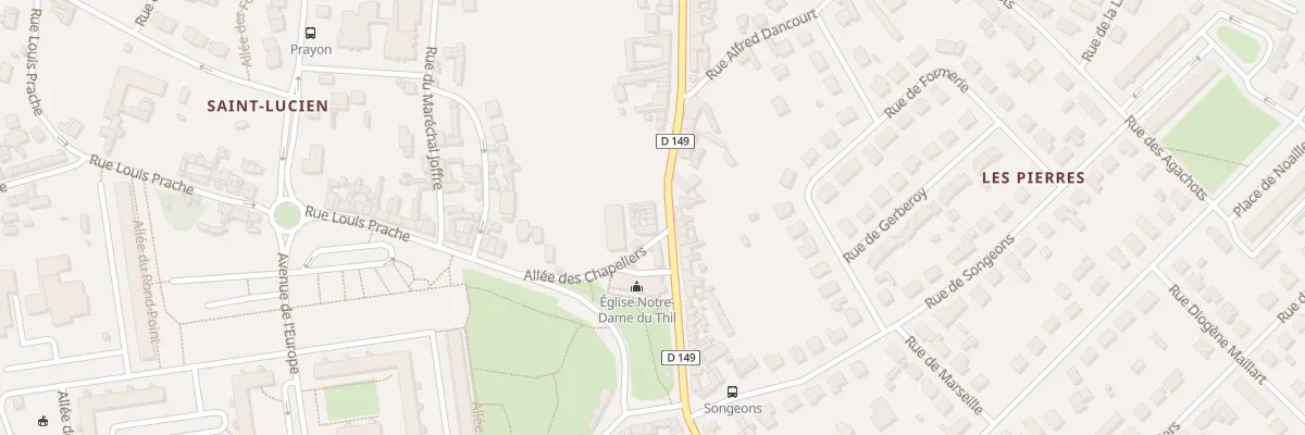 Plan du 7 Rue de Notre-Dame du Thil à Beauvais