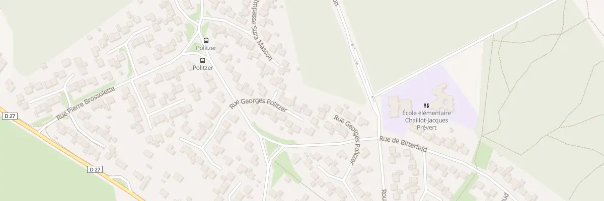 Plan du 23 Rue Georges Politzer à Vierzon