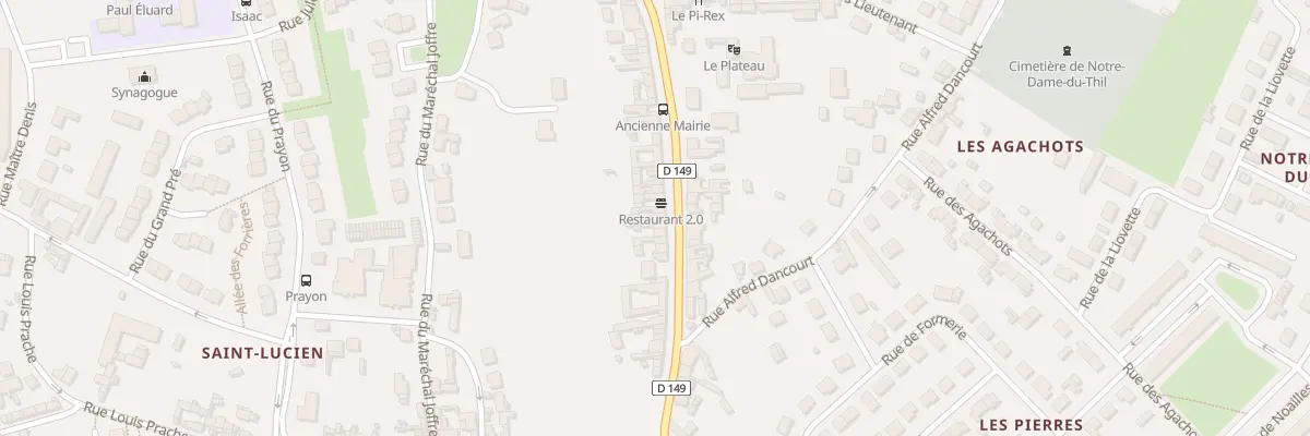 Plan du 45 Rue de Notre-Dame du Thil à Beauvais