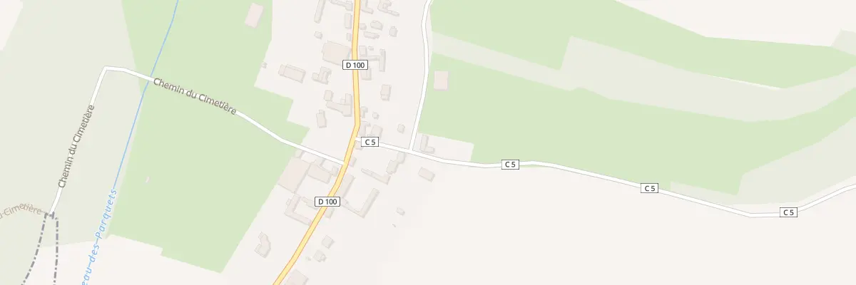 Plan du 5 Chemin de Belleuse à Courcelles-sous-Thoix