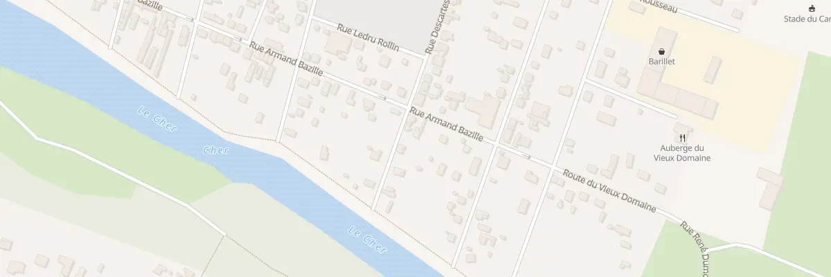 Plan du 89B Rue Armand Bazille à Vierzon