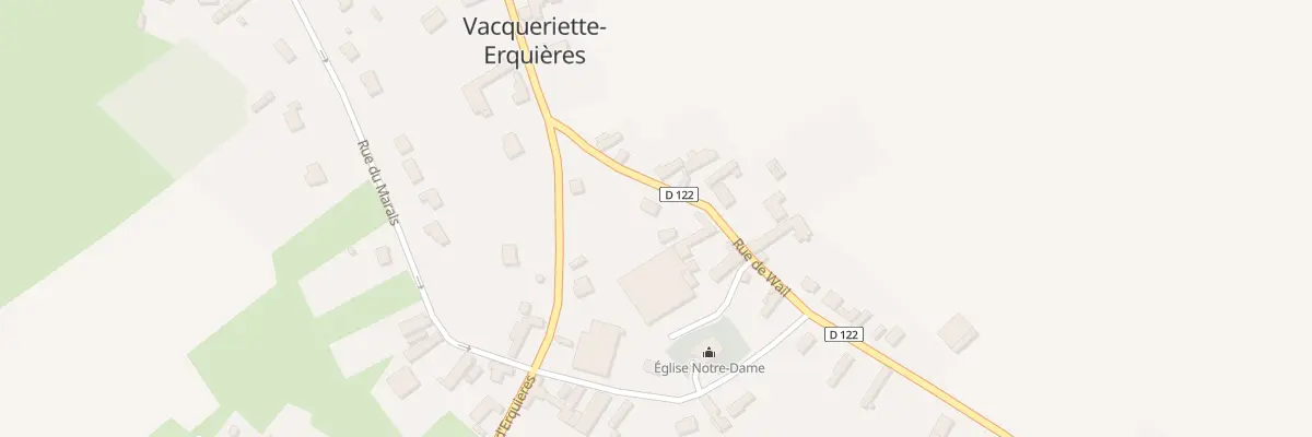 Plan du 74 Rue de Wail à Vacqueriette-Erquières