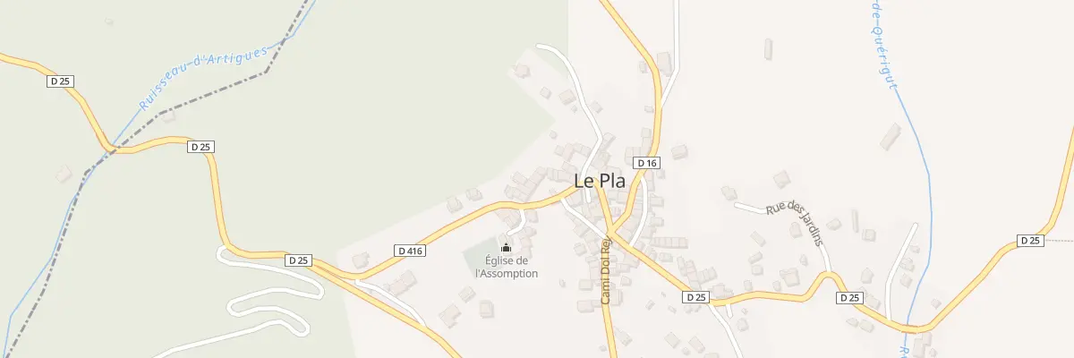 Plan du 12 Le Village au Pla